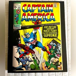 Captain America poster.